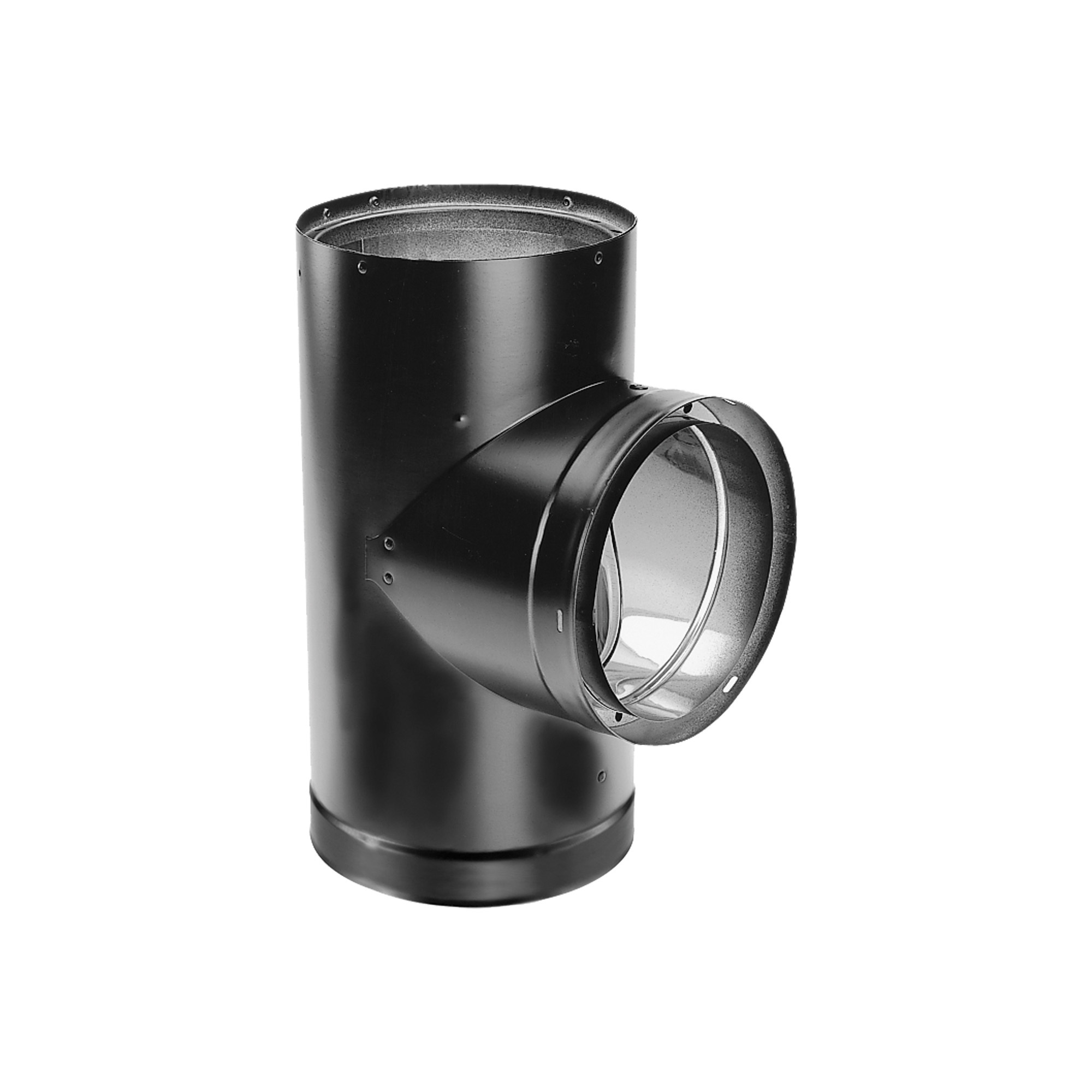 DuraVent, 8in. Diameter Tee Double-Wall, Included (qty.) 1 Material Galvanized Steel, Model# 8DVL-T